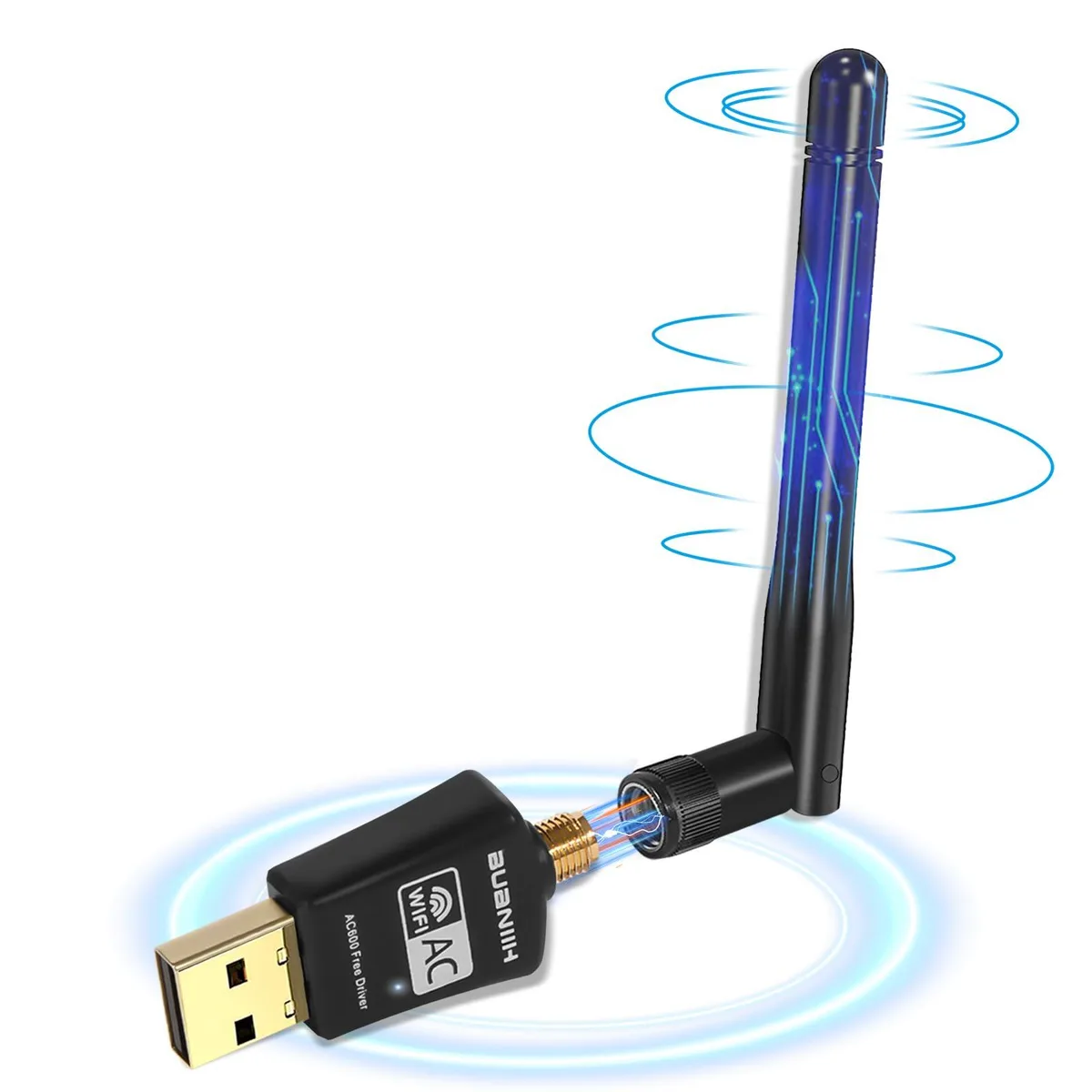 KEHIPI KEHIPI USB WiFi Adapter AC600 Dual Band 2dBi Antenna — product photo