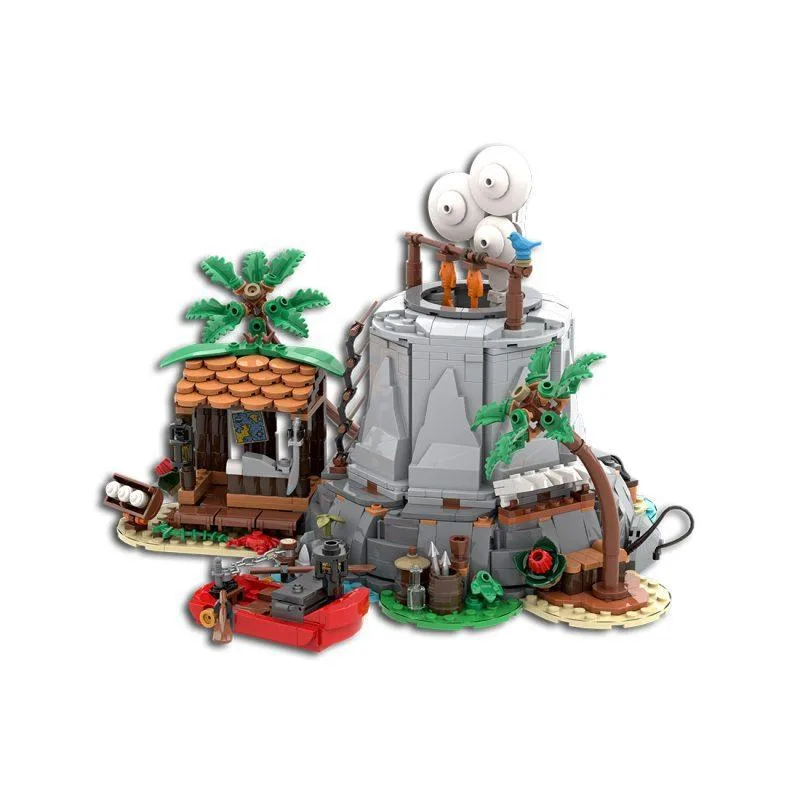 ZITIANYOUBUILD ZITIANYOUBUILD MOC-208347 Medieval Smoldering Bay 873PCS Building Block Set — product photo