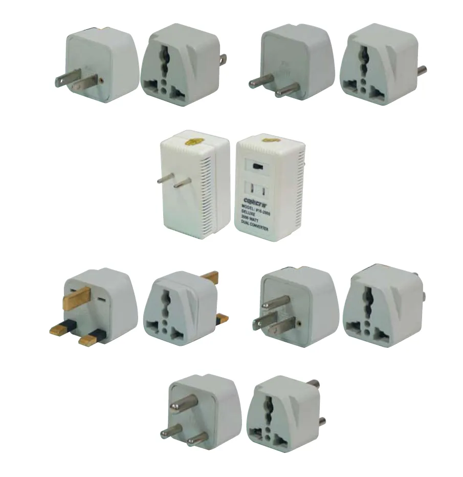 CONNECT IT CONNECT IT 10-165 2000 W Voltage Converter 5 Plug Adapter Kit — product photo