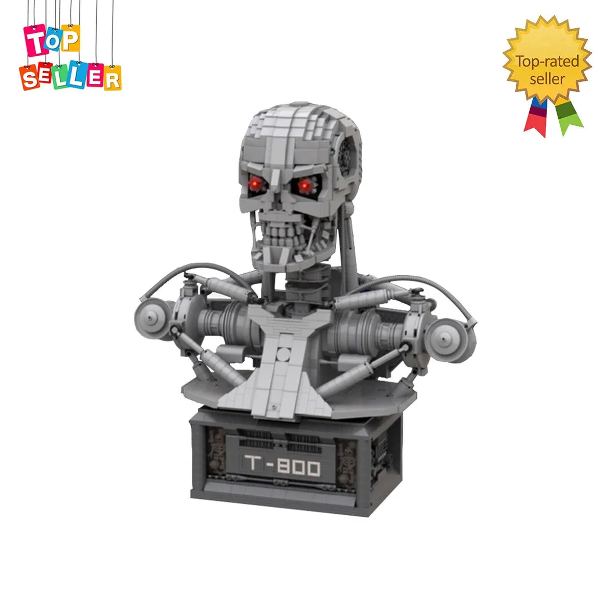 ZITIANYOUBUILD ZITIANYOUBUILD T-800 Bust 3082 Pieces MOC — product photo
