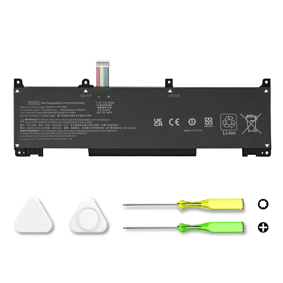 No Sew No Sew RH03XL 45Wh 3790mAh 11.4V 3-cell laptop battery for HP ProBook G8 — product photo