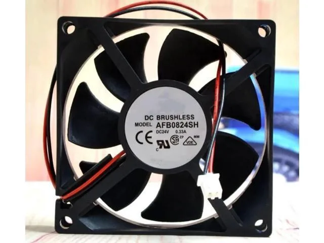 TSUJ TSUJ 2 in 1 accessory for AFB0824SH 24V 0.33A 7.92W 4000RPM 46.62CFM 80X80X25MM 2-Wire Cooling Fan — product photo