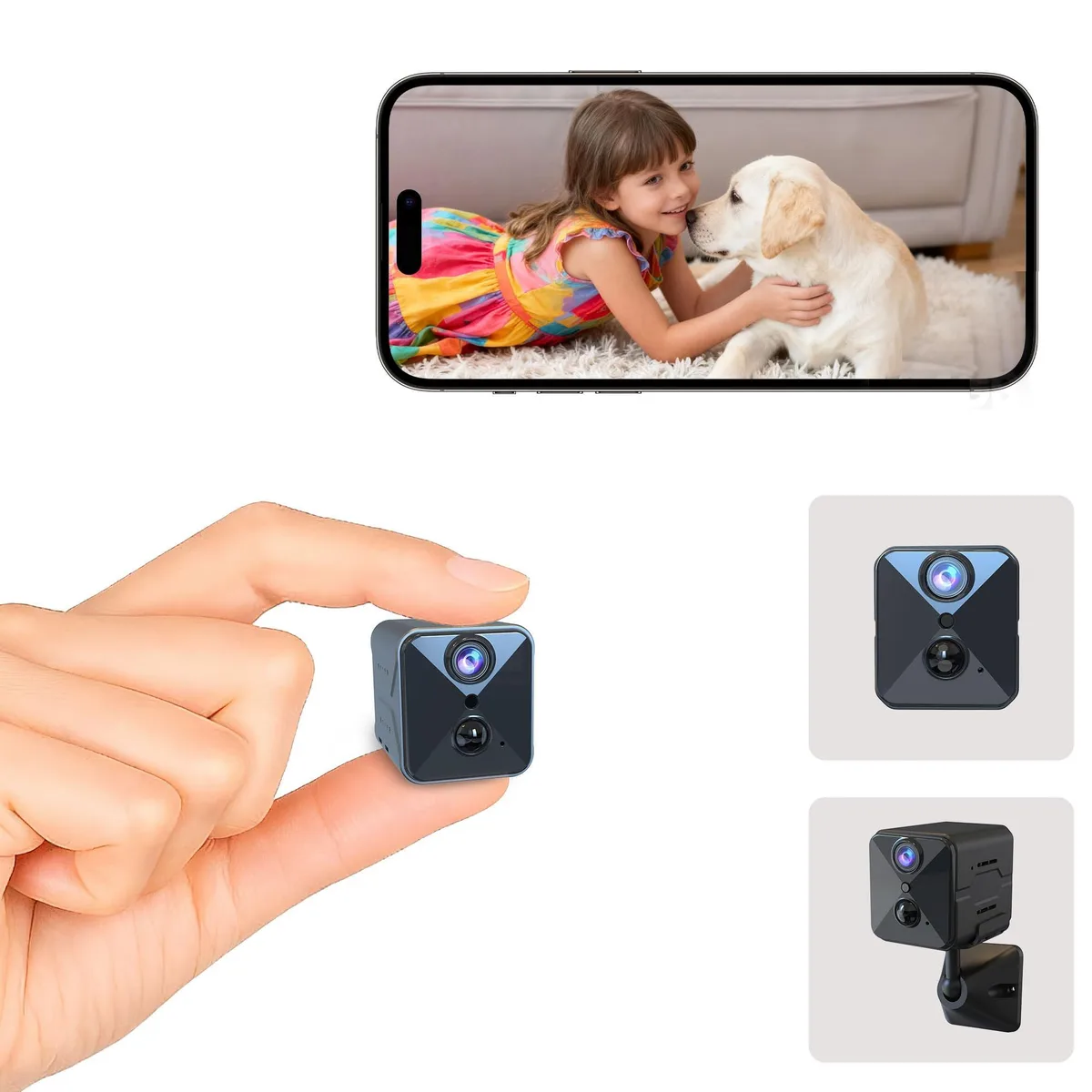 Small black rectangular USB video capture dongle with wireless antenna, matte finish