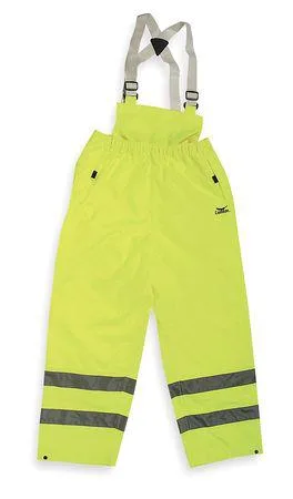Condor Condor 4PCU7 Hi-Visibility Rain Bib Overall Polyurethane 32 1/2 in Inseam 56 personal protective equipment — product photo