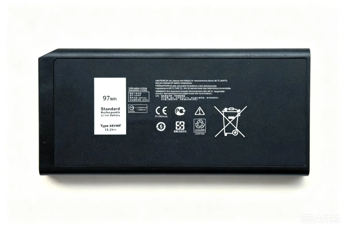 TOPKTEAM TOPKTEAM 97Wh X8VWF laptop battery Latitude 14 Rugged 5404 5414 7404 7414 — product photo