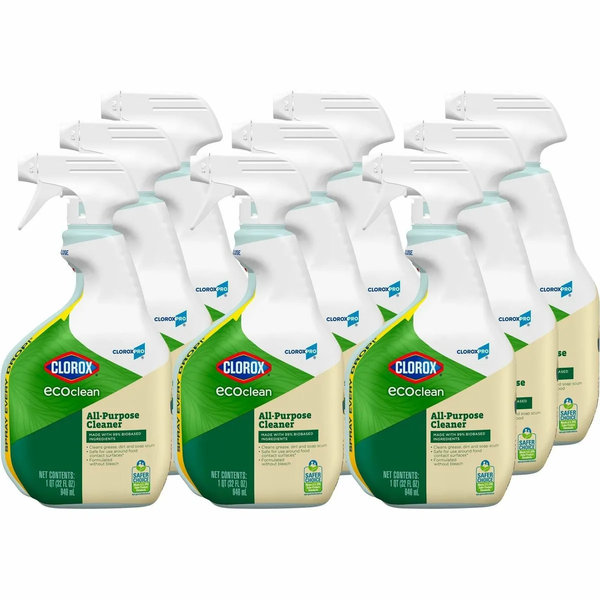 Clorox Clorox EcoClean All-Purpose Cleaner 32 fl oz 9 Carton 60276CT — product photo