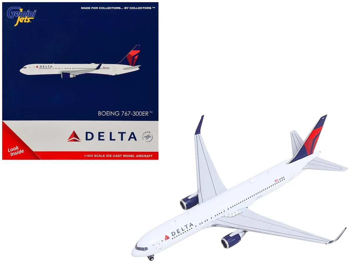 GeminiJets GeminiJets Boeing 767-300ER Delta Air Lines N199DN 1/400 diecast hobby collectible — product photo