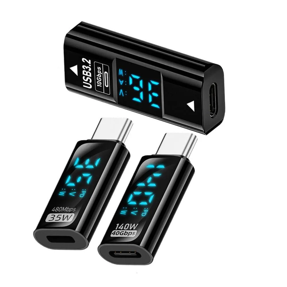 Fervit Fervit 3-Pack USB-C Adapters with LED Display 10Gbps 36W PD — product photo