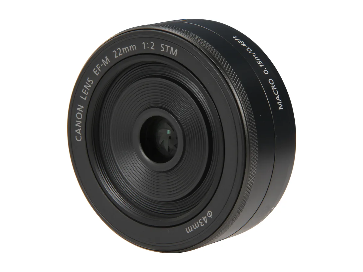 Canon Canon 5985B002 EF-M 22mm f/2 STM camera lens — product photo