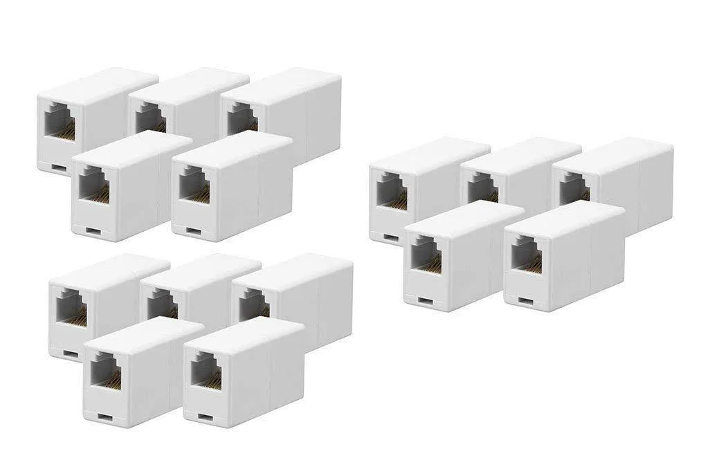 iMBAPrice iMBAPrice RJ12 6P6C Inline Coupler 15 Pack — product photo