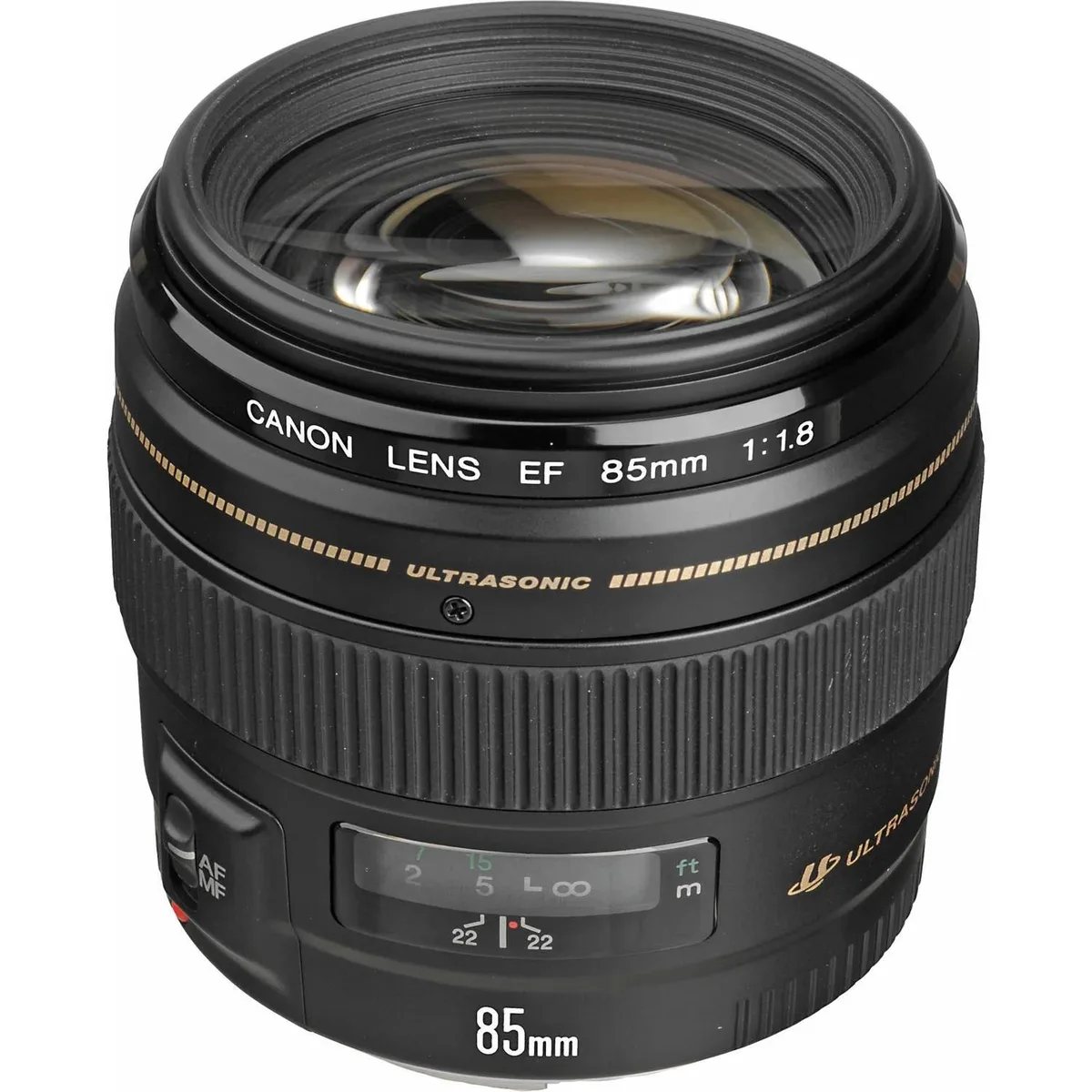 Canon Canon EF 85mm f/1.8 USM camera lens — product photo