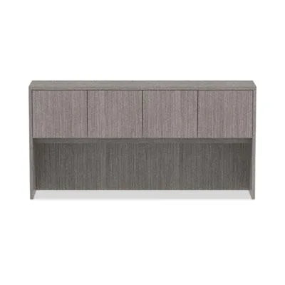 Alera Alera ALEVA287215GY Hutch 70.63" w x 15.00" d x 35.38" h Gray office furniture — product photo