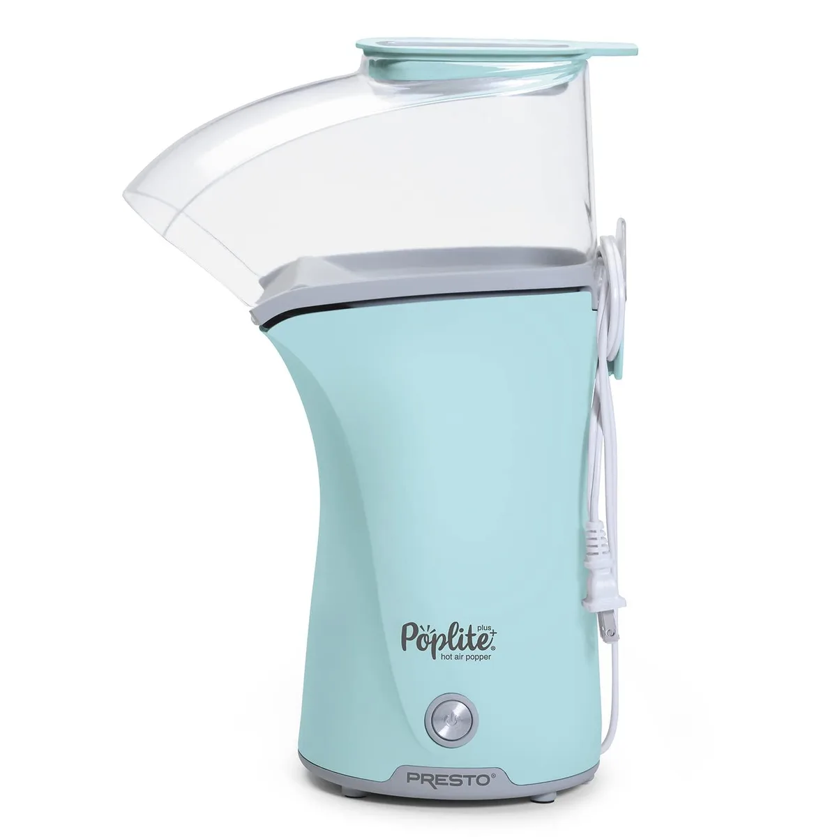 PRESTO PRESTO 04867 Poplite Plus Hot Air Popcorn Popper 18 Cups Aqua — product photo