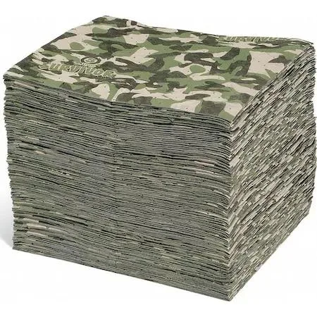 Spilltech Spilltech SVP100H Sorbent Pad 17 gal 15x19 in Camouflage 100 pack — product photo