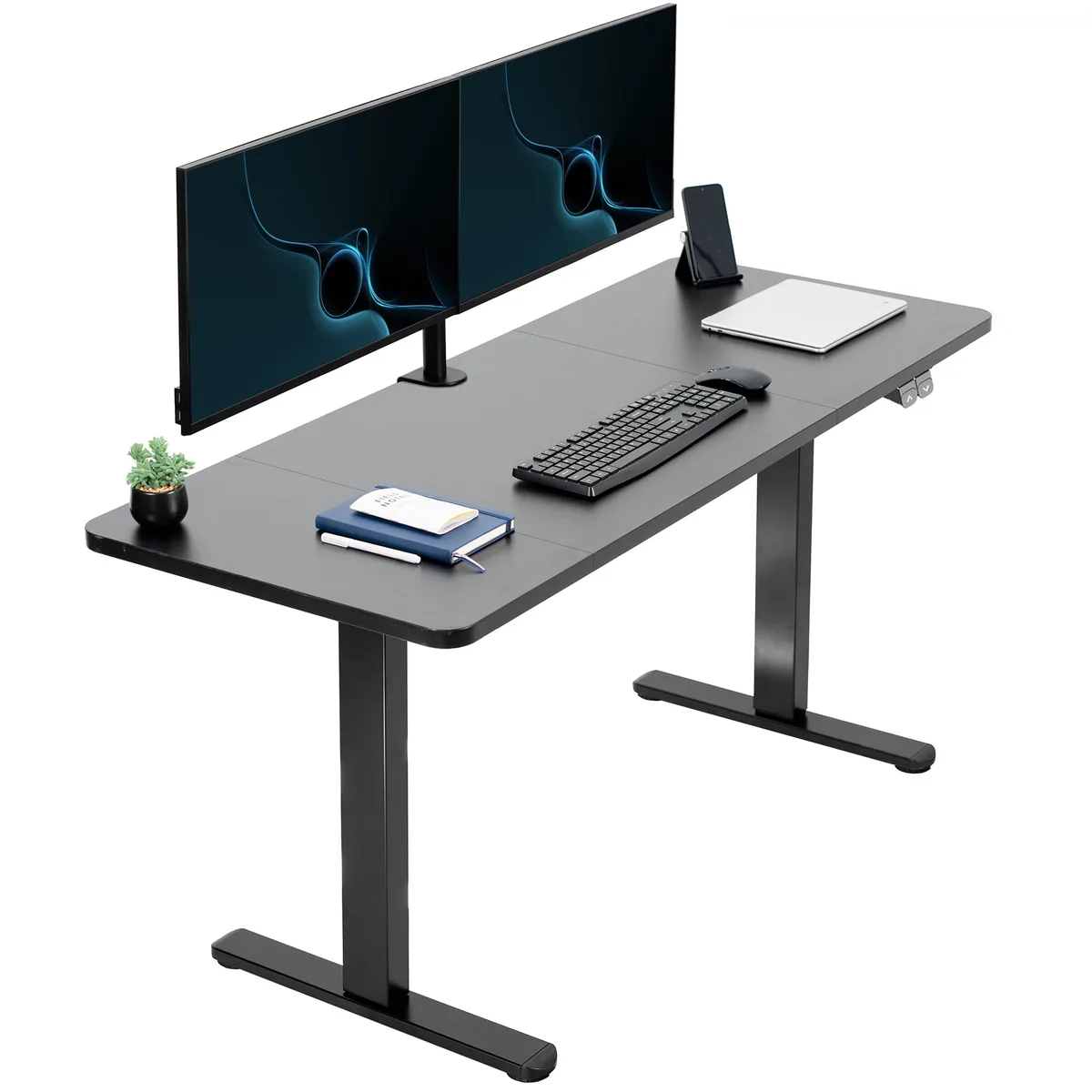 VIVO VIVO Electric Standing Desk 60 x 24 Black 154 lbs — product photo