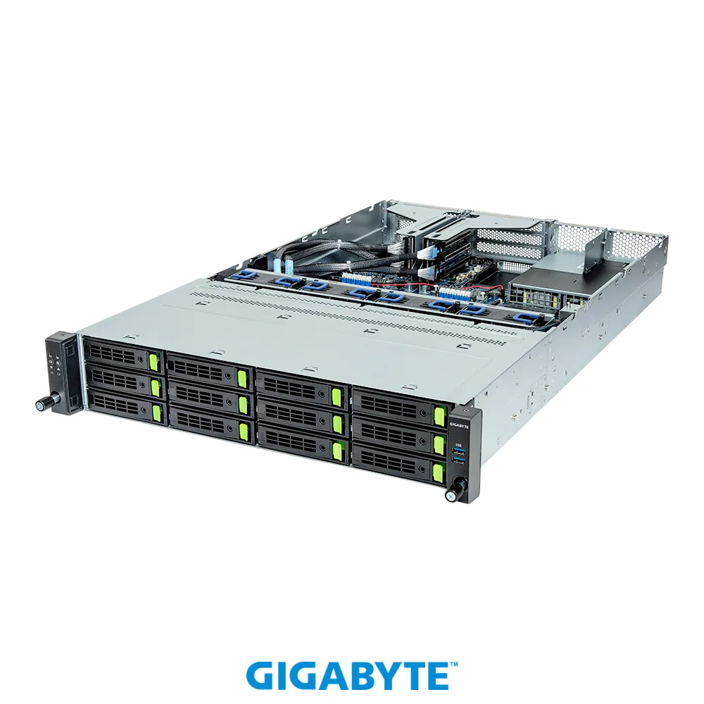 GIGABYTE GIGABYTE R263-Z30-AAC1 barebone server 2U 12-bay EPYC 9004 — product photo