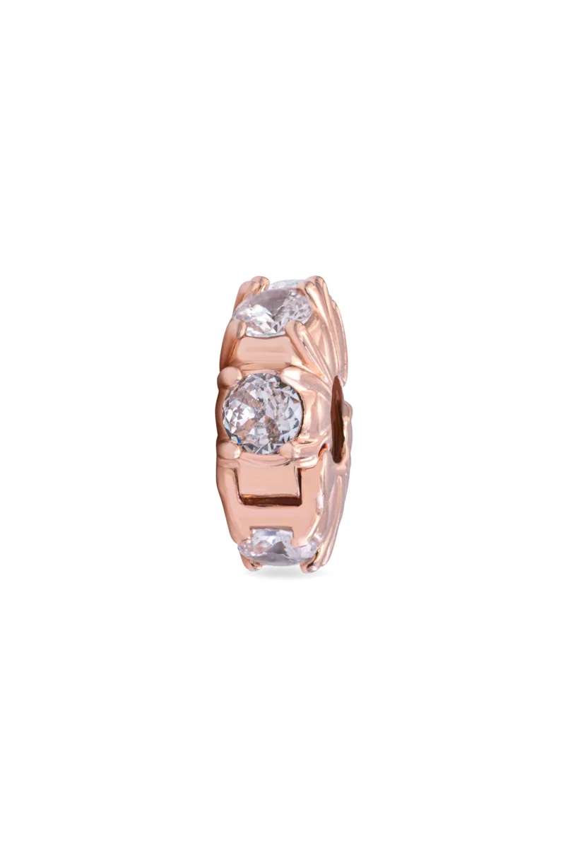 PANDORA PANDORA Timeless Long Pronged Sparkling Clip Silver Charm — product photo