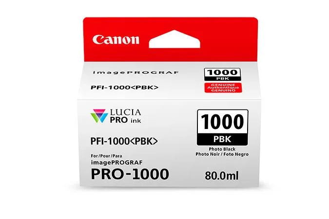 Canon Canon 0546C002 PFI-1000 PBK Photo Black 80ml ink cartridge (genuine brands) — product photo