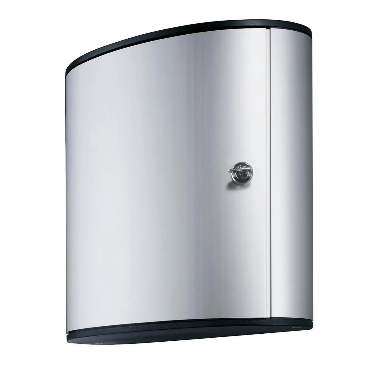 Durable Durable Locking Key Cabinet 54-Key Brushed Aluminum Silver — product photo