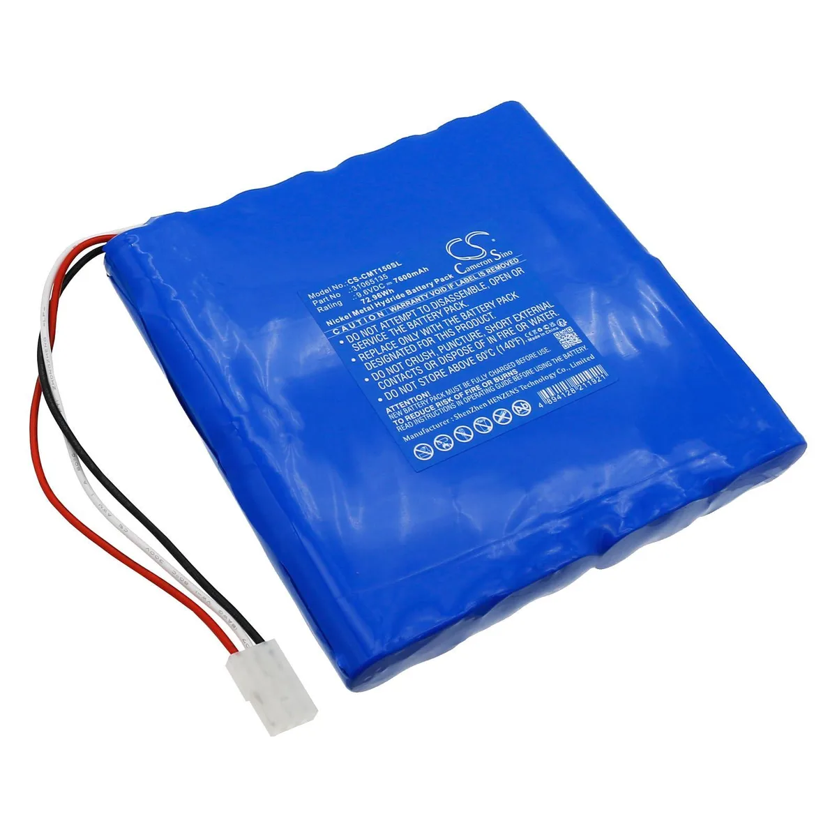  Cameron Sino Battery for Climet CI-150 CI-453 CI-454 7600mAh 9.6V — product photo