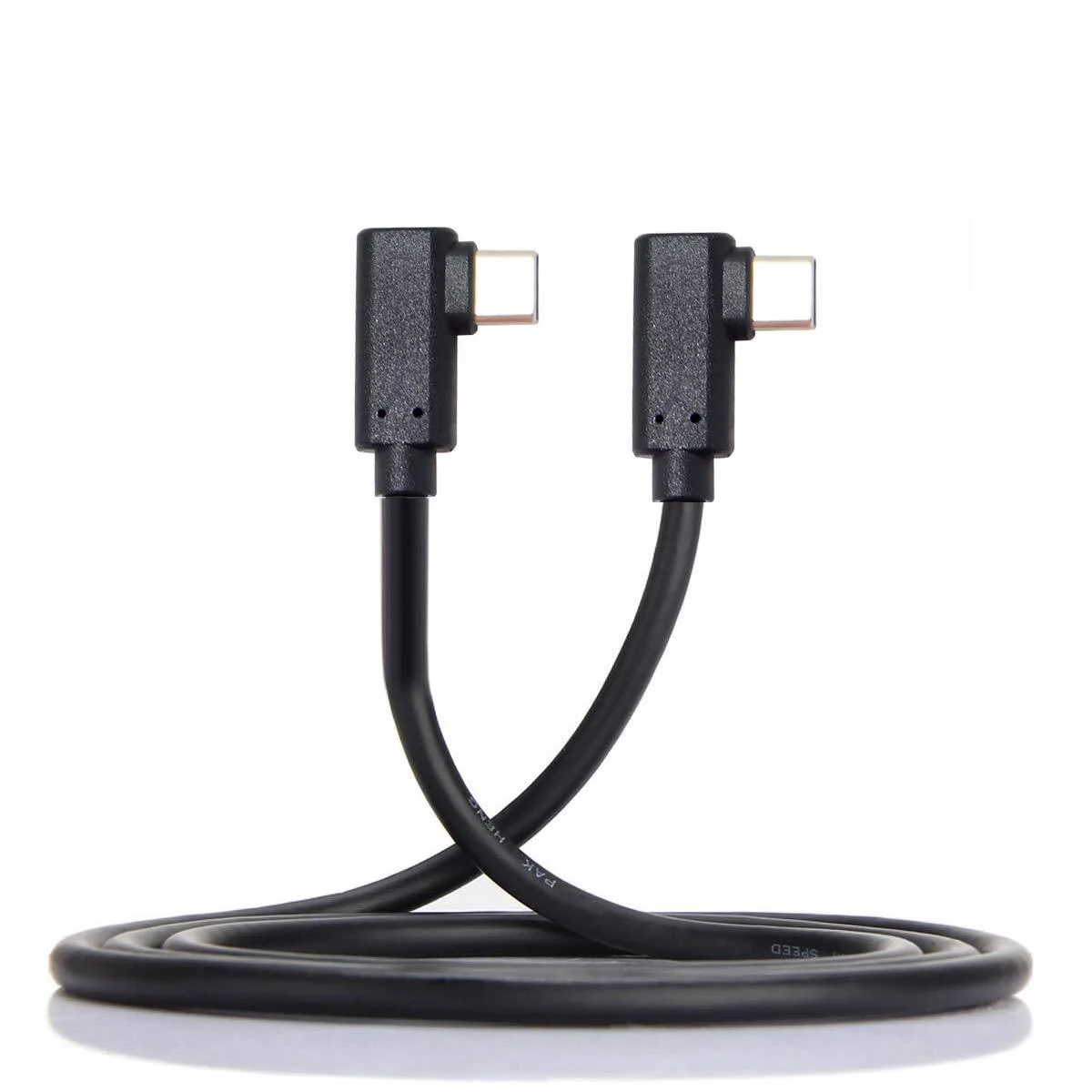 Fervit Fervit USB-C to USB-C cable Gen2 10Gbps 65W dual 90° angled 1m — product photo