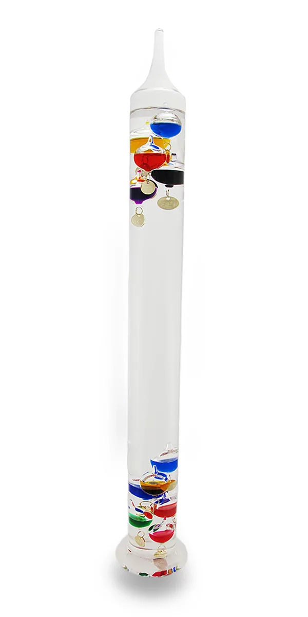 J.D. Yeatts J.D. Yeatts Galileo Thermometer 22 Inch 11 Bubbles Home Accent — product photo