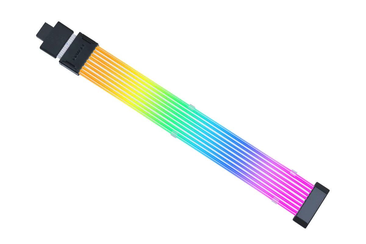 Lian Li Lian Li Strimer Wireless 16-Pin GPU RGB Extension Cable 370mm White 8 Light Guides — product photo