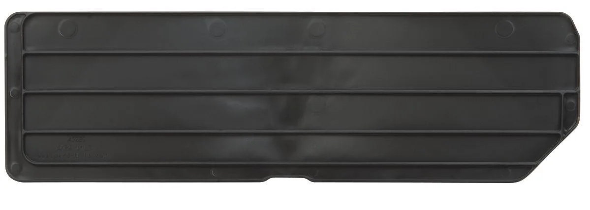 Black industrial polymer length divider for 30280 bins, pack of two