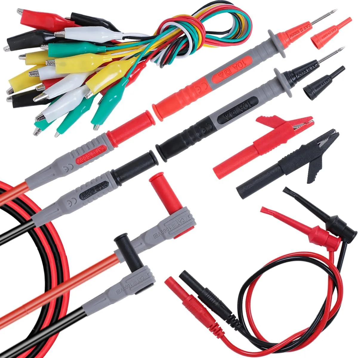 BFKK BFKK 18-Piece Test Leads Kit CAT III 1000V CAT IV 600V — product photo