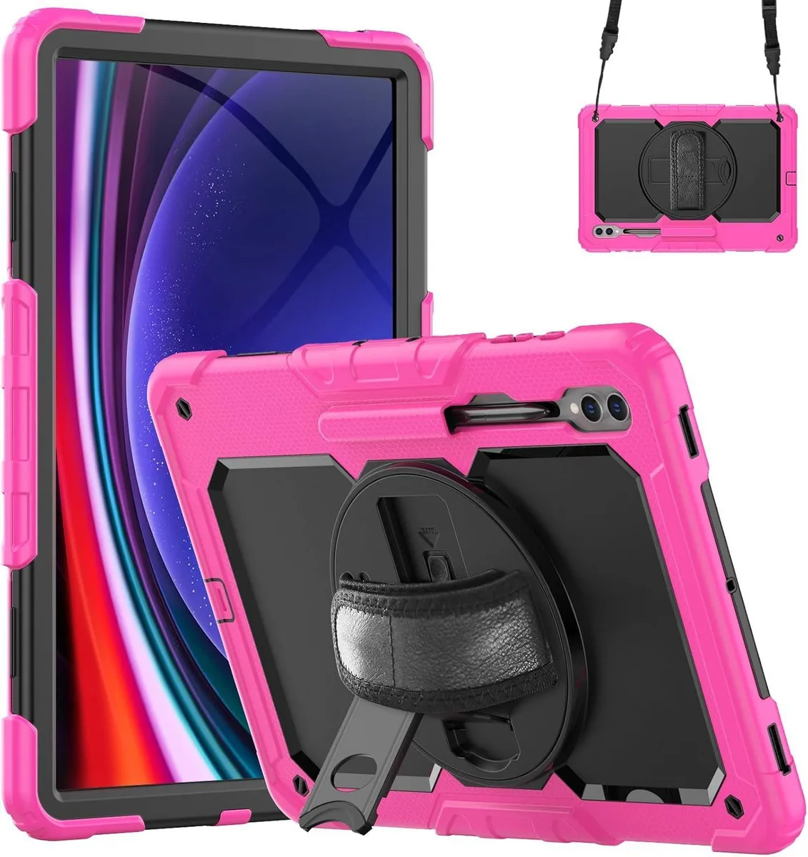 Timoom Timoom Heavy Duty Shockproof Case for Galaxy Tab S10/S9/S8 Ultra 14.6" Rose — product photo
