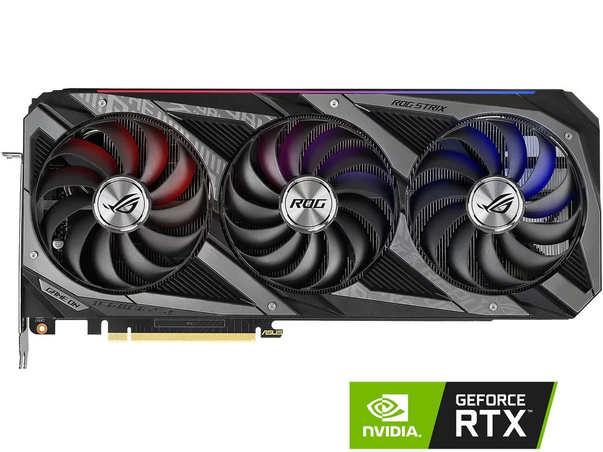 ASUS ASUS ROG Strix GeForce RTX 3070 Ti O8G Gaming graphics card — product photo