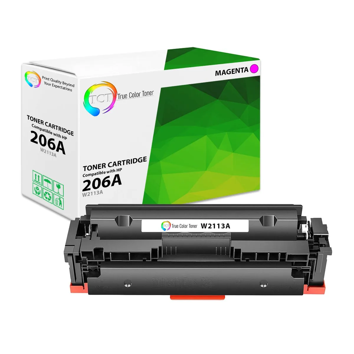 True Color Toner True Color Toner 206A Magenta Toner Cartridge W2113A 1250 Pages — product photo