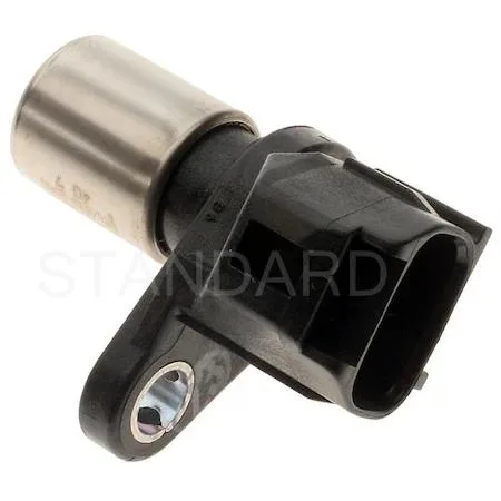 Transparent camshaft sensor with black housing and electrical connector