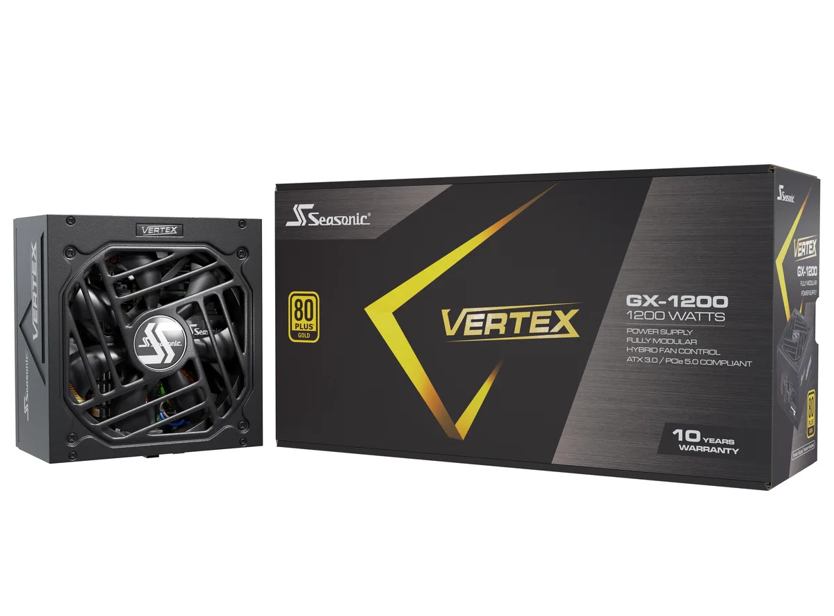 Seasonic Seasonic VERTEX1200G 1200 W 80 PLUS Gold ATX 3.0 power supply — product photo