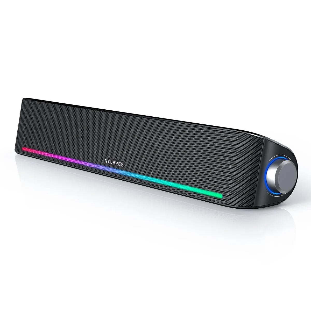 Nylavee SK100Li 10W soundbar Bluetooth 5.0 3.5mm RGB 2.0 — product photo