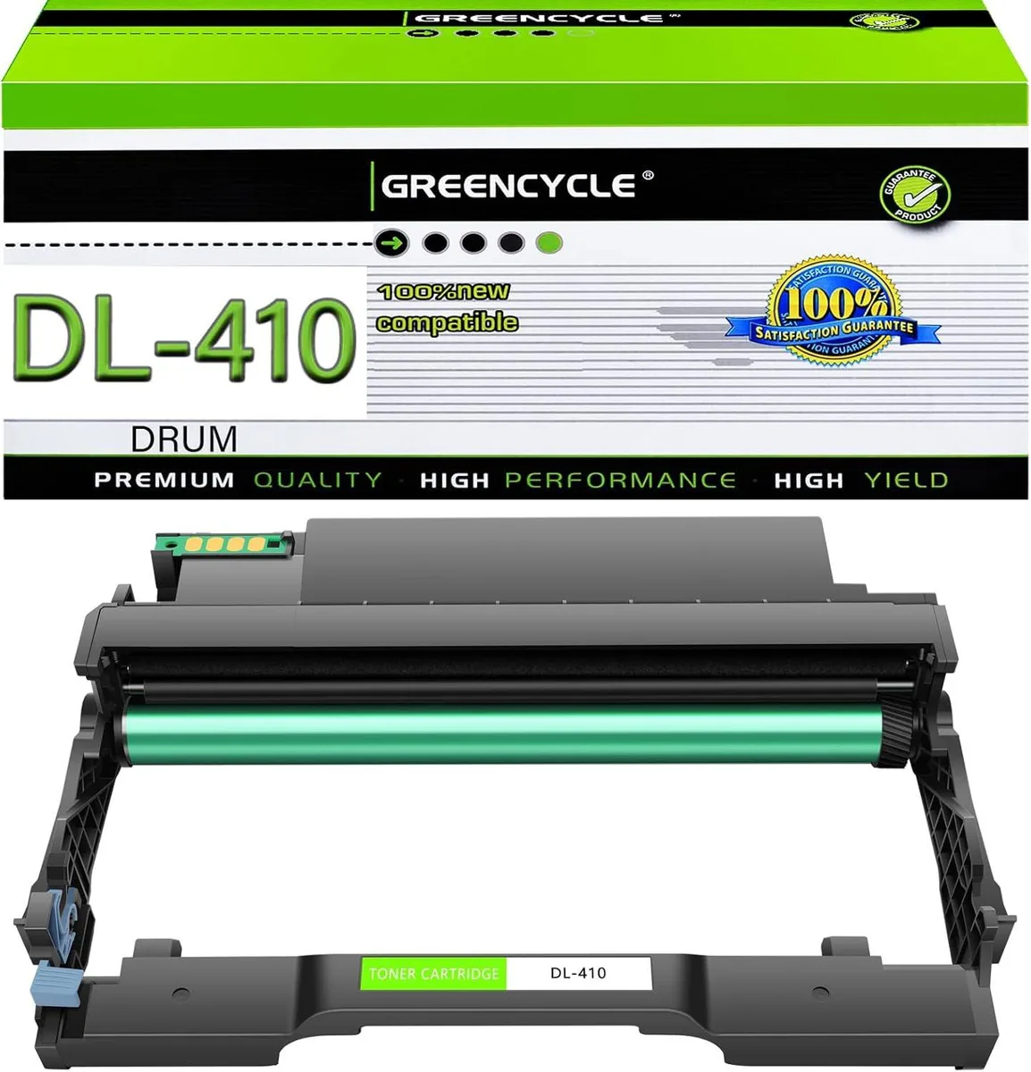 Green GREENCYCLE DL-410 compatible drum unit in box