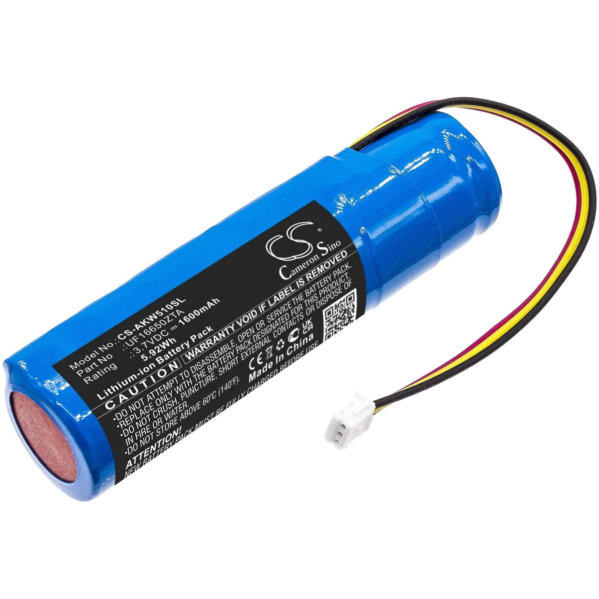  Cameron Sino Battery for AKAI 5000 Solo EWI 5000 1600mAh 5.92Wh — product photo