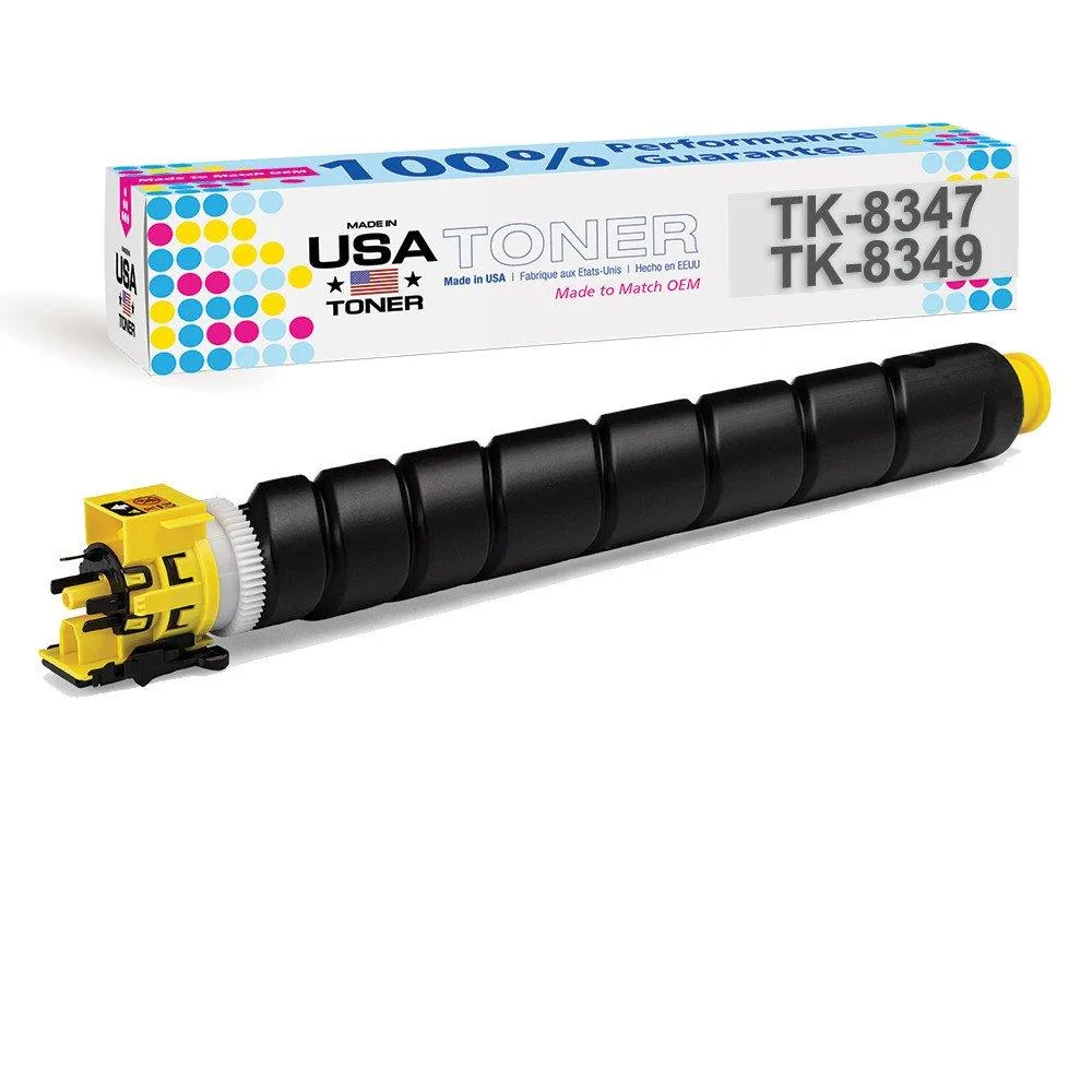 MADE IN USA TONER MADE IN USA TONER Yellow TK8347Y / TK8349Y Toner Cartridge 12000 pages — product photo