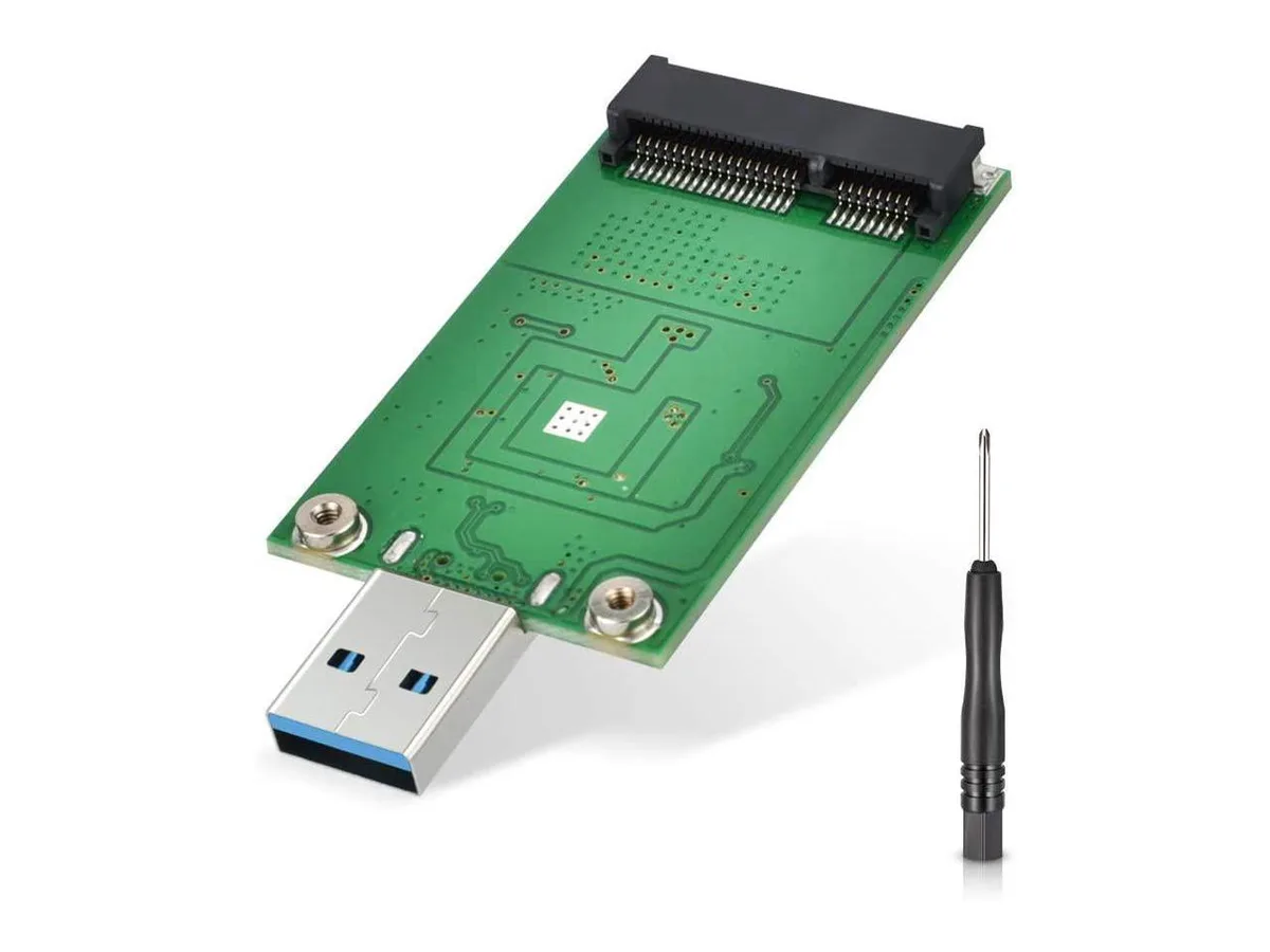 BONAEVER BONAEVER mSATA Adapter 30x50mm USB 3.0 Case — product photo