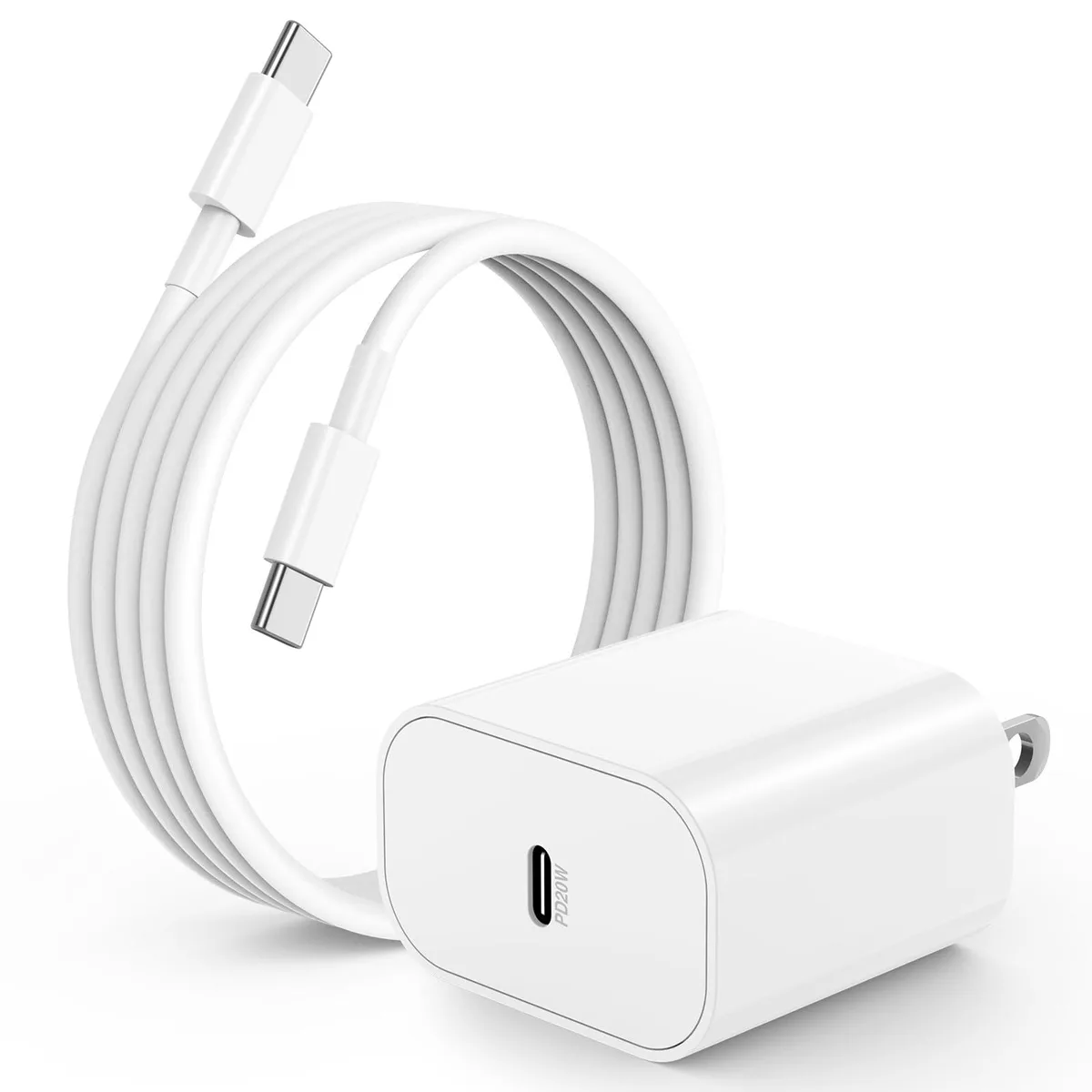 No Sew No Sew A2378 20W USB-C charger with 6ft cable — product photo