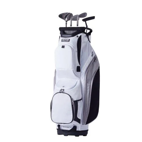 VEVOR VEVOR LS-10124 Golf Cart Bag 14-Way Divider 13 Pockets 36" White — product photo