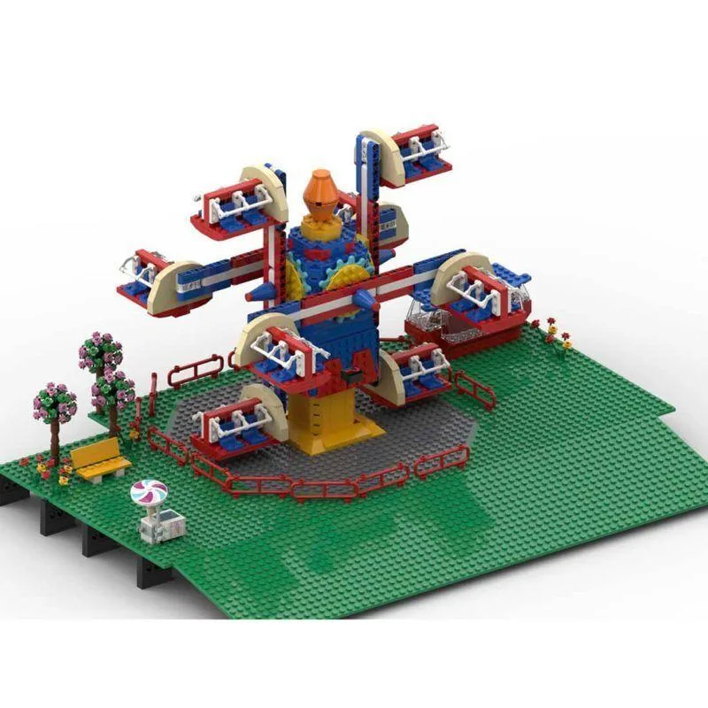 ZITIANYOUBUILD ZITIANYOUBUILD MOC-125626 Fairground Street View 1459 Parts — product photo