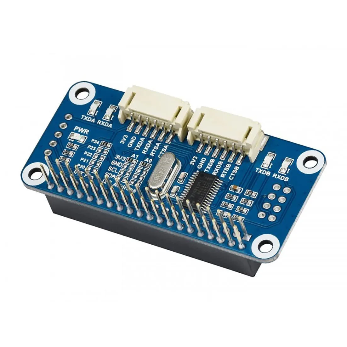 LORDWORLD LORDWORLD Serial HAT 2-Ch UART 8 GPIO I2C 40-Pin development board — product photo