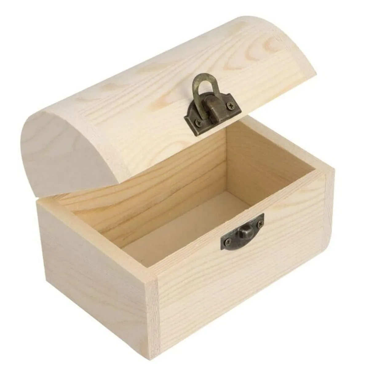  Plain Unfinished Wood Toy Storage 4.6 x 3 x 3.5 inches — product photo