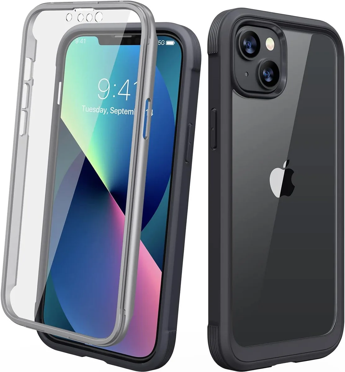TAURKENAM TAURKENAM iPhone 13 6.1" Case Black Clear — product photo