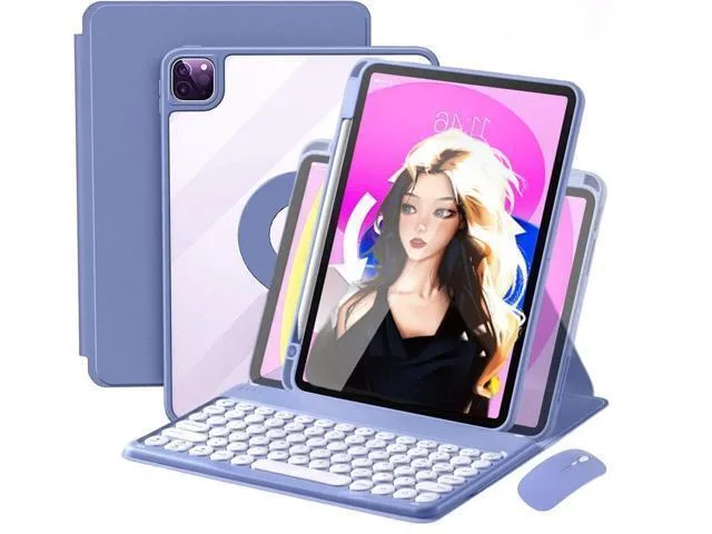 LORDWORLD LORDWORLD A2602/ keyboard case accessory for 10.2/10.5 inch iPad with mouse — product photo