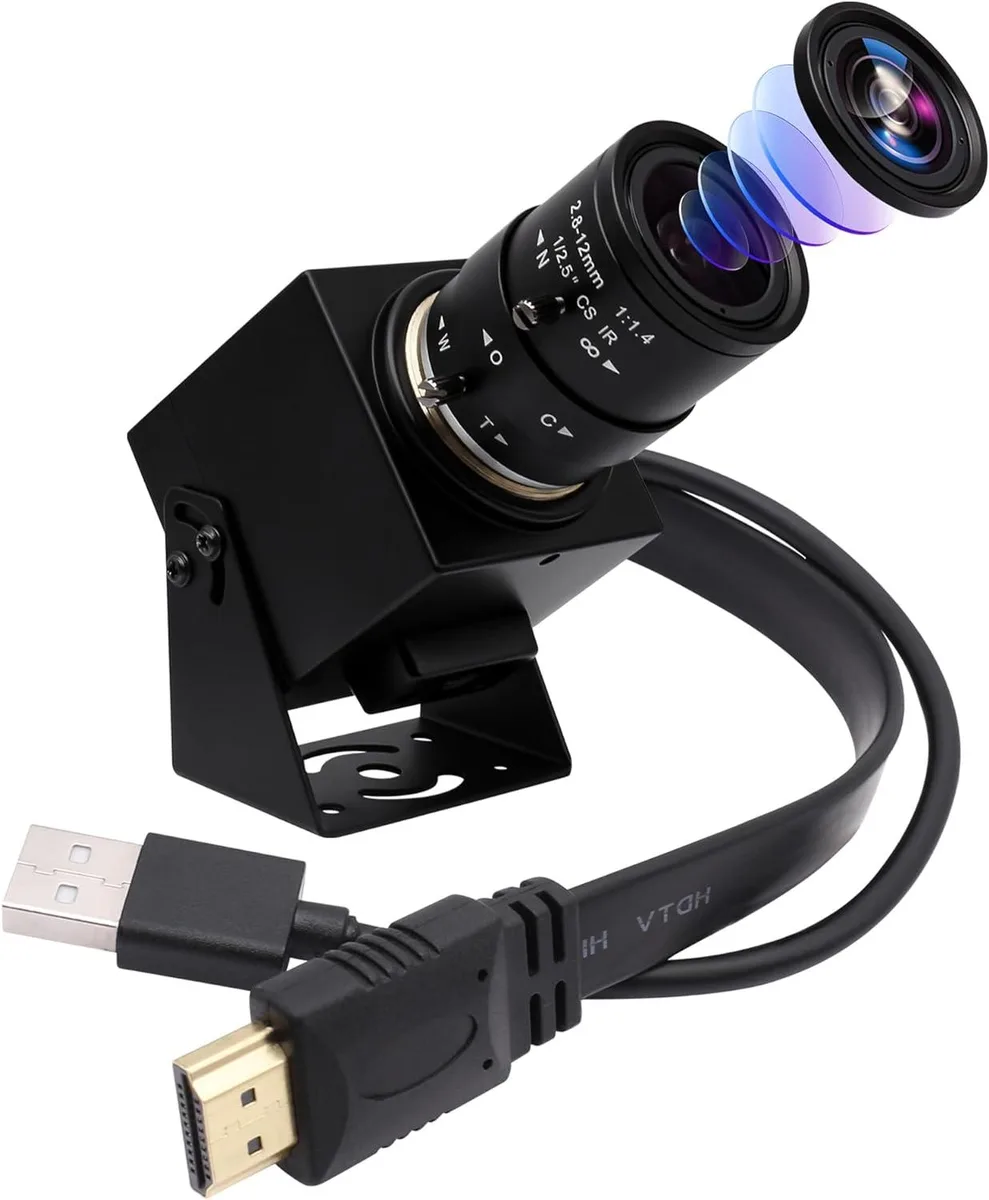 BFKK BFKK 4K USB HDMI Webcam IMX415 2.8-12mm 4X Zoom Lens — product photo