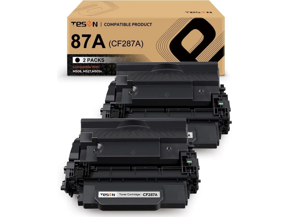 V4ink V4ink 87A CF287A Black Toner Cartridge 2-Pack 9000 Pages — product photo