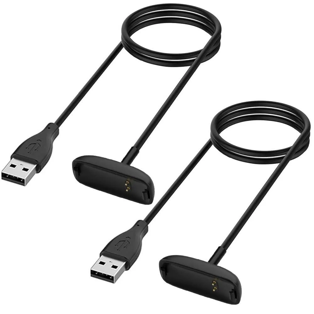 BONAEVER BONAEVER Charger for Fitbit Inspire 2 / Ace 3 2-Pack 1m Black — product photo