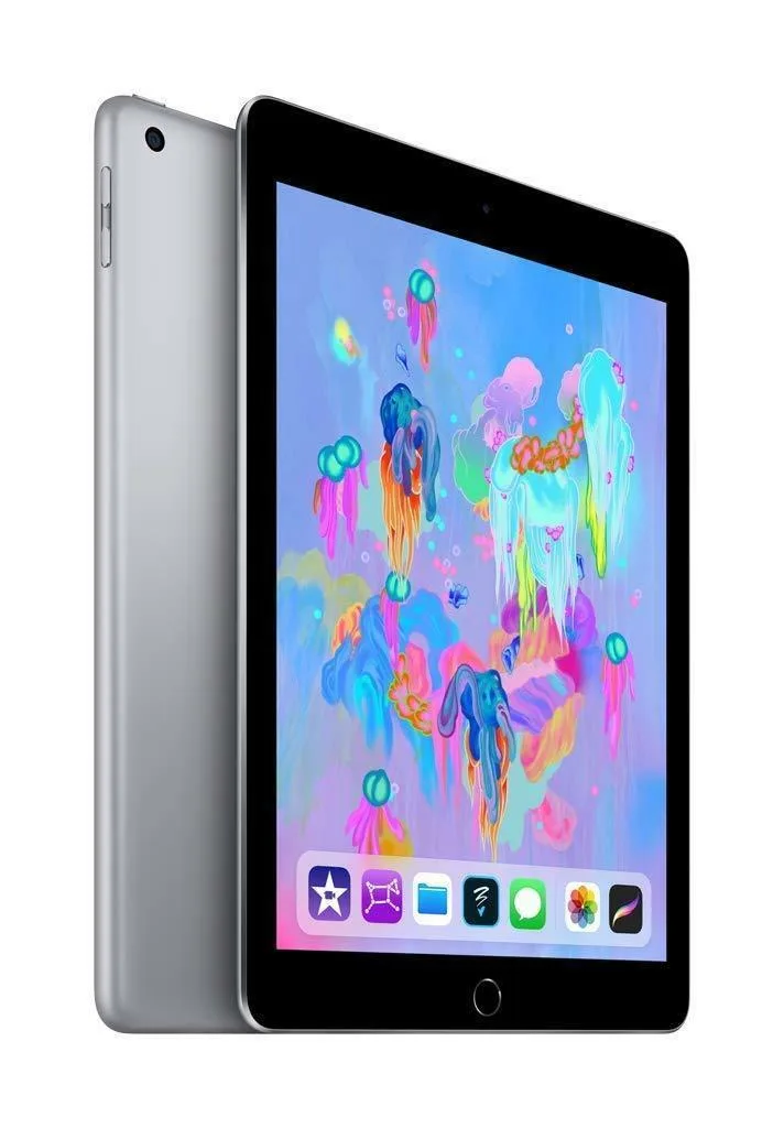 Apple Apple iPad 6 32GB Cellular 9.7in Space Gray tablet — product photo